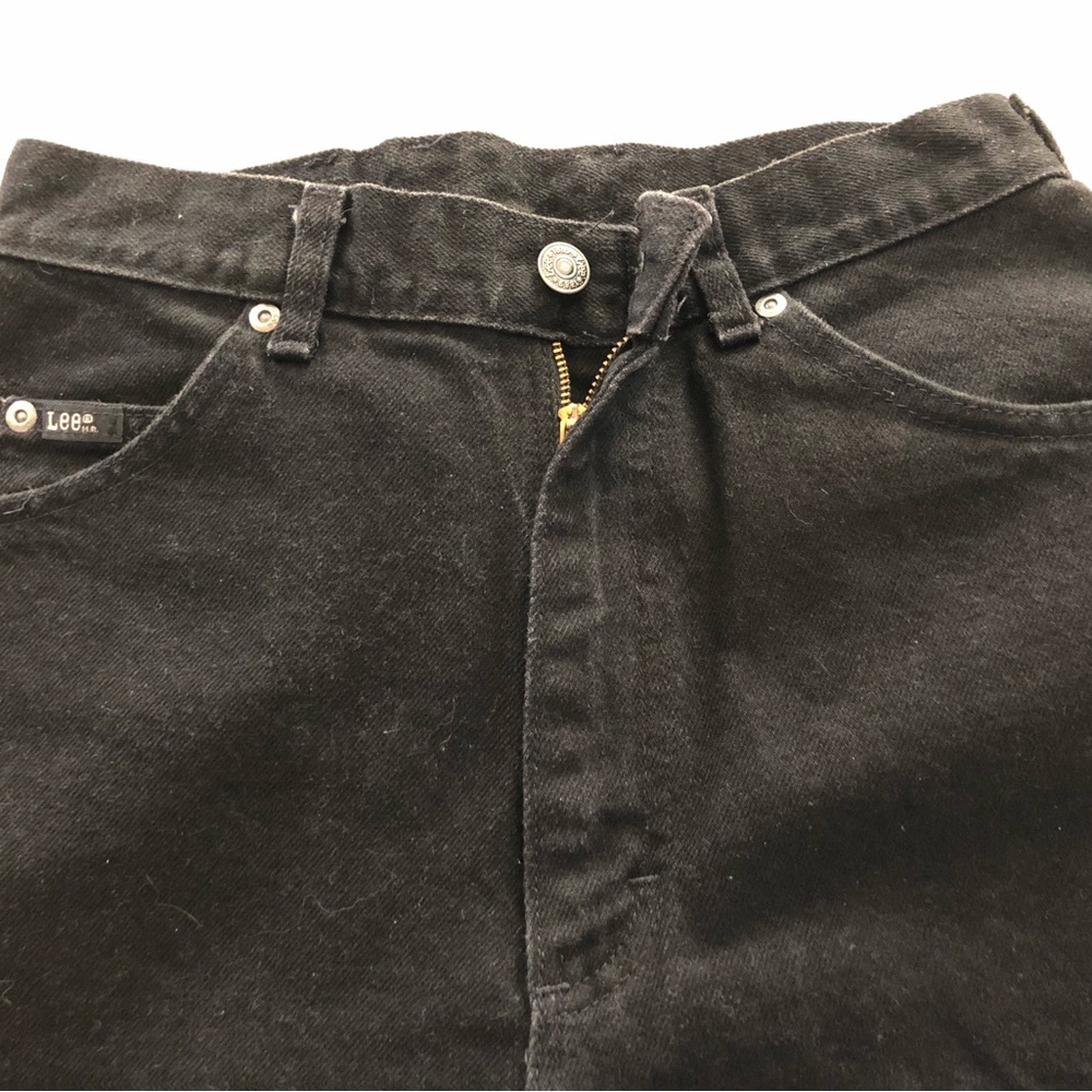 Women’s Lee Black Jeans 100% Cotton size 8 SHORT